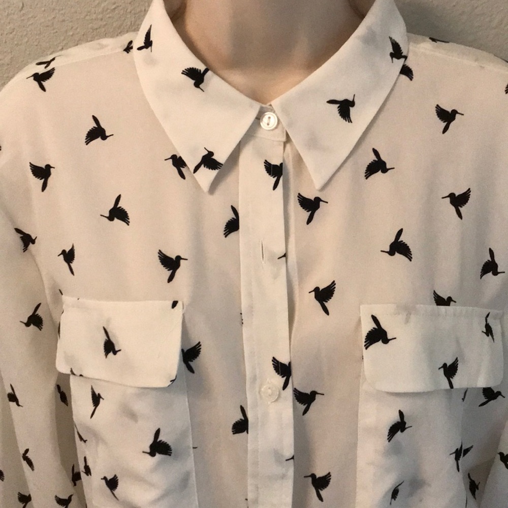 Hummingbird blouse - Picture 2 of 2